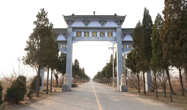 廊坊蘭生園公墓全景